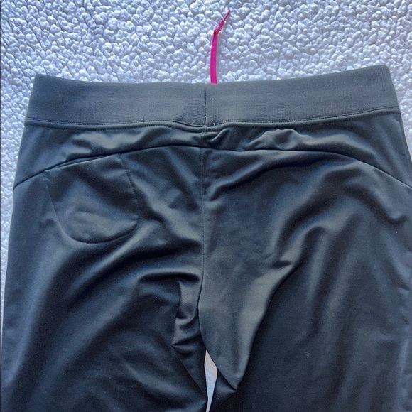 Nike Women's Black Joggers with Pink and White Stripes - Picture 8 of 12